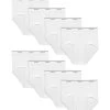 Fruit Of The Loom Mens Cotton White Briefs Extended Sizes 8-Pack -Outfit Fashion Shop 0045dc3a 2746 4826 98f9 16413d82cd86