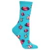 Hot Sox Womens Tropical Fish Crew Socks -Outfit Fashion Shop 090913db f25d 4754 8689 30790c55744c