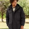 Weatherproof Mens 3 In 1 Systems Jacket 6086, XL, Black/Black