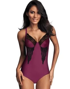 Flexees Women`s Pretty Shapewear Embellished Unlined Body Briefer -Outfit Fashion Shop 11fb1877 444b 4e82 9db6 b01360299113