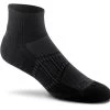 Fox River Adult Verso Lightweight Quarter Crew Socks -Outfit Fashion Shop 1221 Verso QC 01000 Black