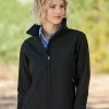 Weatherproof Womens Soft Shell Jacket W6500, XL, Black -Outfit Fashion Shop 1611 fl 637456300880711576