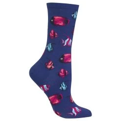 Hot Sox Womens Tropical Fish Crew Socks -Outfit Fashion Shop 1b2c5a69 fd97 462f 88c8 88e9cf217367