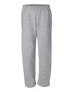 Gildan Mens DryBlend Open-Bottom Sweatpants With Pockets, XL, Charcoal -Outfit Fashion Shop 20035 f fl 637467451533802050
