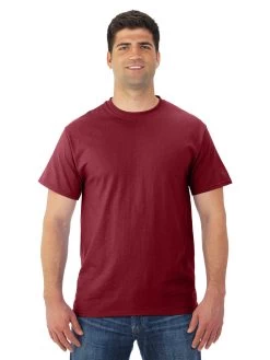 Jerzees Mens DRI-POWER Active Short Sleeve Crew T-Shirt -Outfit Fashion Shop 29MR cardinal front.61739120e15af54c