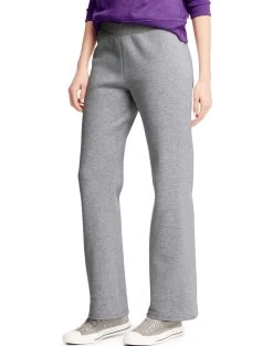 Hanes Women`s ComfortSoft EcoSmart Petite Open Leg Sweatpants -Outfit Fashion Shop 353d4d5f efee 4320 a39a 762a5f5eb5a4