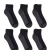 Hanes Mens FreshIQ Max Cushion Ankle 6-Pack