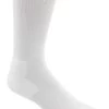 Fox River Diabetic Adult Lightweight Crew Socks - Best Seller! -Outfit Fashion Shop 4270 Diabetic CRW 01000 White