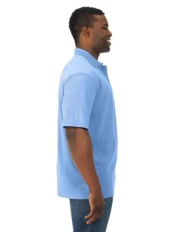 Jerzees Mens SpotShield Short Sleeve Pocket Jersey Sport Shirt 27 Jerzees Mens SpotShield Short Sleeve Pocket Jersey Sport Shirt -Outfit Fashion Shop 436MPR light blue side.9b96049e81f72162