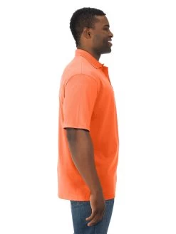 Jerzees Mens SpotShield Short Sleeve Pocket Jersey Sport Shirt 32 Jerzees Mens SpotShield Short Sleeve Pocket Jersey Sport Shirt -Outfit Fashion Shop 436MPR safety orange side.d8bc866e9f5d1753