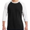 Gildan Mens Heavy Cotton 3/4 Raglan T-Shirt, XS, White/Royal -Outfit Fashion Shop 43a556a5 5b4b 4096 aa07 c6ccaf4f2eeb
