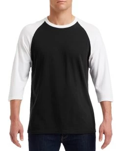 Gildan Mens Heavy Cotton 3/4 Raglan T-Shirt, XS, White/Royal -Outfit Fashion Shop 43a556a5 5b4b 4096 aa07 c6ccaf4f2eeb 006f561f 1de0 4d20 bb9f 0ae3c4a49f25