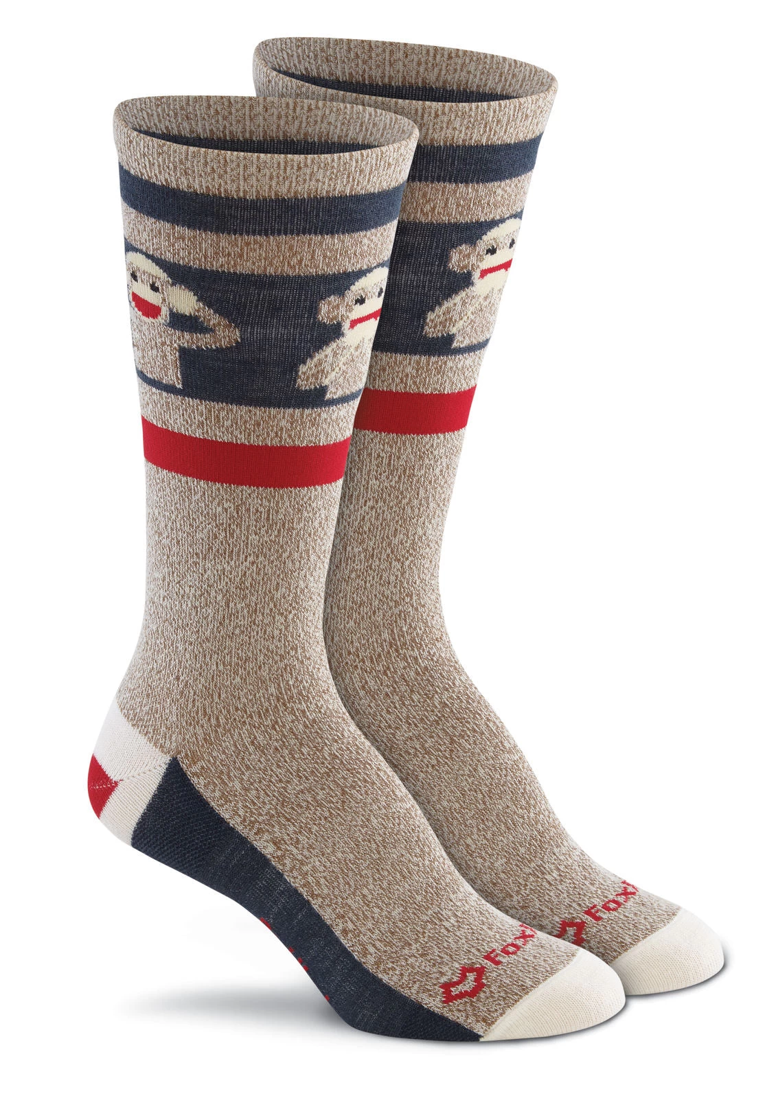 Fox River Adult Monkey See Ultra-Lightweight Crew Sock 3 Fox River Adult Monkey See Ultra-Lightweight Crew Sock