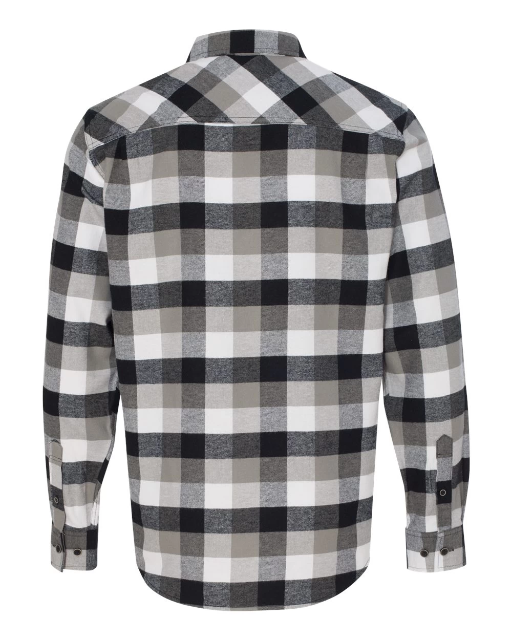 Weatherproof Vintage Brushed Flannel Long Sleeve Shirt 164761, XL, White/Black 5 Weatherproof Vintage Brushed Flannel Long Sleeve Shirt 164761, XL, White/Black - Image 3