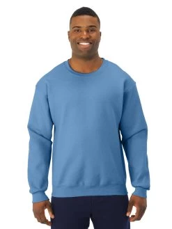 Jerzees Mens NuBlend Super Sweats Crew Sweatshirt -Outfit Fashion Shop 4662MR columbia blue front.c51f75dd382e5a42 4e4853ef bc4d 477a ae7f a36f7752724b