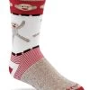Fox River Monkey Cartwheels Kids Lightweight Crew Socks -Outfit Fashion Shop 4984 06227 MonkeyCartwheel Crew BrnHthr