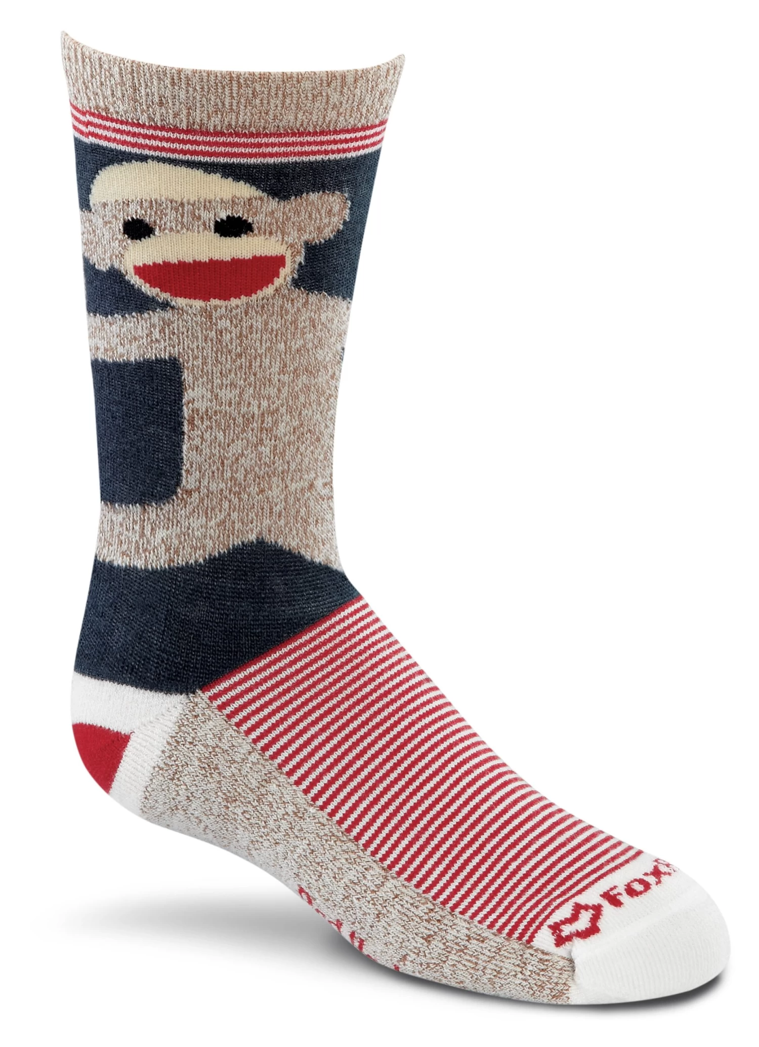 Fox River Monkey Hugs Kids Lightweight Crew Socks 4 Fox River Monkey Hugs Kids Lightweight Crew Socks - Image 2