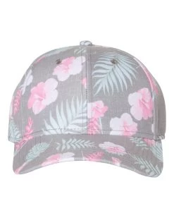 Sportsman Tropical Print Cap, One Size, Grey/Teal -Outfit Fashion Shop 4b5273c3 5985 4b7c 9173 9700a6226906