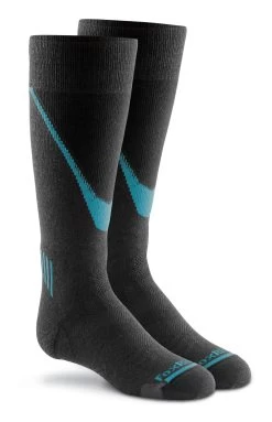 Fox River Kids Prima Soar Lightweight Over-the-Calf Sock -Outfit Fashion Shop 5105 07080 PrimaSoar OTC BlackTurquoise PR 1600x1600 1