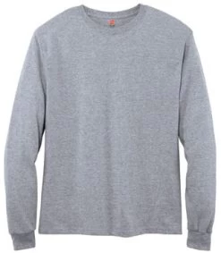 Hanes Men's ComfortSoft Heavyweight Long Sleeve T-shirt 37 Hanes Men's ComfortSoft Heavyweight Long Sleeve T-shirt -Outfit Fashion Shop 5286 Light Steel