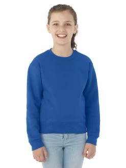 Jerzees Youth NuBlend Crew Neck Sweatshirt 41 Jerzees Youth NuBlend Crew Neck Sweatshirt -Outfit Fashion Shop 562BR royal front.ac42a8dcecc9b8f3