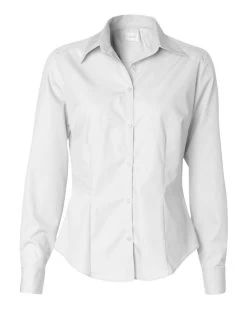 Van Heusen Womens Silky Poplin Shirt, XL, White -Outfit Fashion Shop 5ba8cfe1 c216 4724 bfec 42979c90a12b