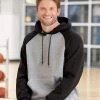 Russell Athletic Dri Power Colorblock Raglan Hooded Sweatshirt, XL -Outfit Fashion Shop 6126 fl 637455278411809904