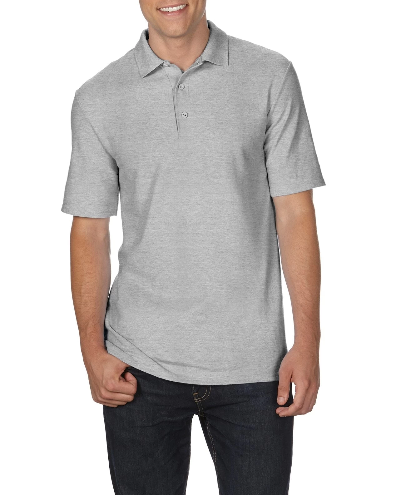 Gildan Mens DryBlend Double Piqué Sport Shirt, XL, Navy 11 Gildan Mens DryBlend Double Piqué Sport Shirt, XL, Navy - Image 9