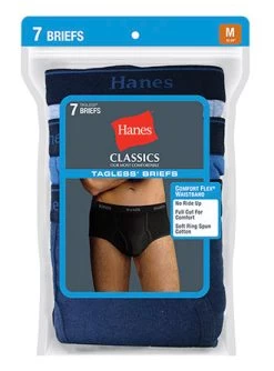 Hanes Classics Men's TAGLESS No Ride Up Briefs With Comfort Flex Waistband 7-Pack 14 Hanes Classics Men's TAGLESS No Ride Up Briefs With Comfort Flex Waistband 7-Pack -Outfit Fashion Shop 7764L7alt1