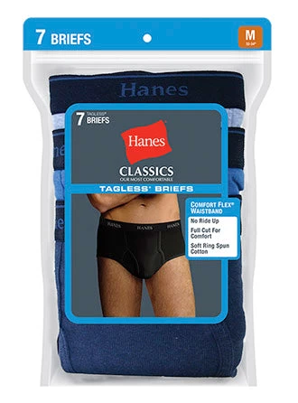 Hanes Classics Men's TAGLESS No Ride Up Briefs With Comfort Flex Waistband 7-Pack 5 Hanes Classics Men's TAGLESS No Ride Up Briefs With Comfort Flex Waistband 7-Pack - Image 3