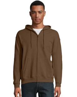 Hanes Men's ComfortBlend Full-Zip Hood 7.8 Oz. -Outfit Fashion Shop 7f3e0309 ecbd 4c83 a47b cadd5c46ef4c