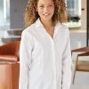 Van Heusen Womens Cotton/Poly Solid Point Collar Shirt, XL, White -Outfit Fashion Shop 8101 fl 637483852520325368