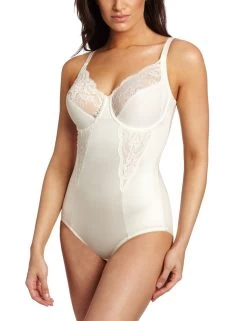 Flexees Women`s Pretty Shapewear Embellished Unlined Body Briefer -Outfit Fashion Shop 8130qCD vrL. SL1500
