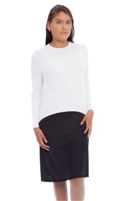 Gemsli Womens Modal Long Sleeve Shell Slip -Outfit Fashion Shop 88e7dd20 1b08 4064 94e7 828e54ed7b70