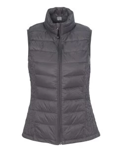 Weatherproof Womens 32 Degrees Packable Down Vest 16700W, XL, Dark Pewter -Outfit Fashion Shop 89835c3c 65a4 4922 8d31 67250ba4a3f7