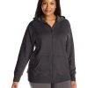 Just My Size Women`s ComfortSoft EcoSmart Fleece Full-Zip Hoodie