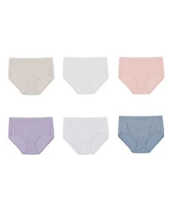 Hanes Womens Pure Comfort Brief 6-Pack