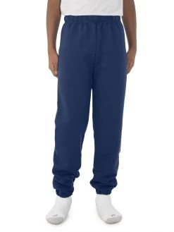 Jerzees Boys NuBlend Elastic Bottom Sweatpants 29 Jerzees Boys NuBlend Elastic Bottom Sweatpants -Outfit Fashion Shop 973BR jnavy front.2d559d6487155179