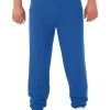 Jerzees Mens NuBlend Elastic Bottom Sweatpants -Outfit Fashion Shop 973MR royal front.934705e8ad9450a1