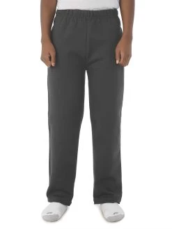 Jerzees Youth NuBlend Pocketed Open-Bottom Sweatpants 13 Jerzees Youth NuBlend Pocketed Open-Bottom Sweatpants -Outfit Fashion Shop 974YPR black heather front.d6f220d4b5da1945 cd18bb47 5e84 410c b70e 65090fc81e98