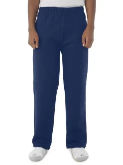 Jerzees Youth NuBlend Pocketed Open-Bottom Sweatpants 14 Jerzees Youth NuBlend Pocketed Open-Bottom Sweatpants -Outfit Fashion Shop 974YPR jnavy front.cad05c728c3daf7e
