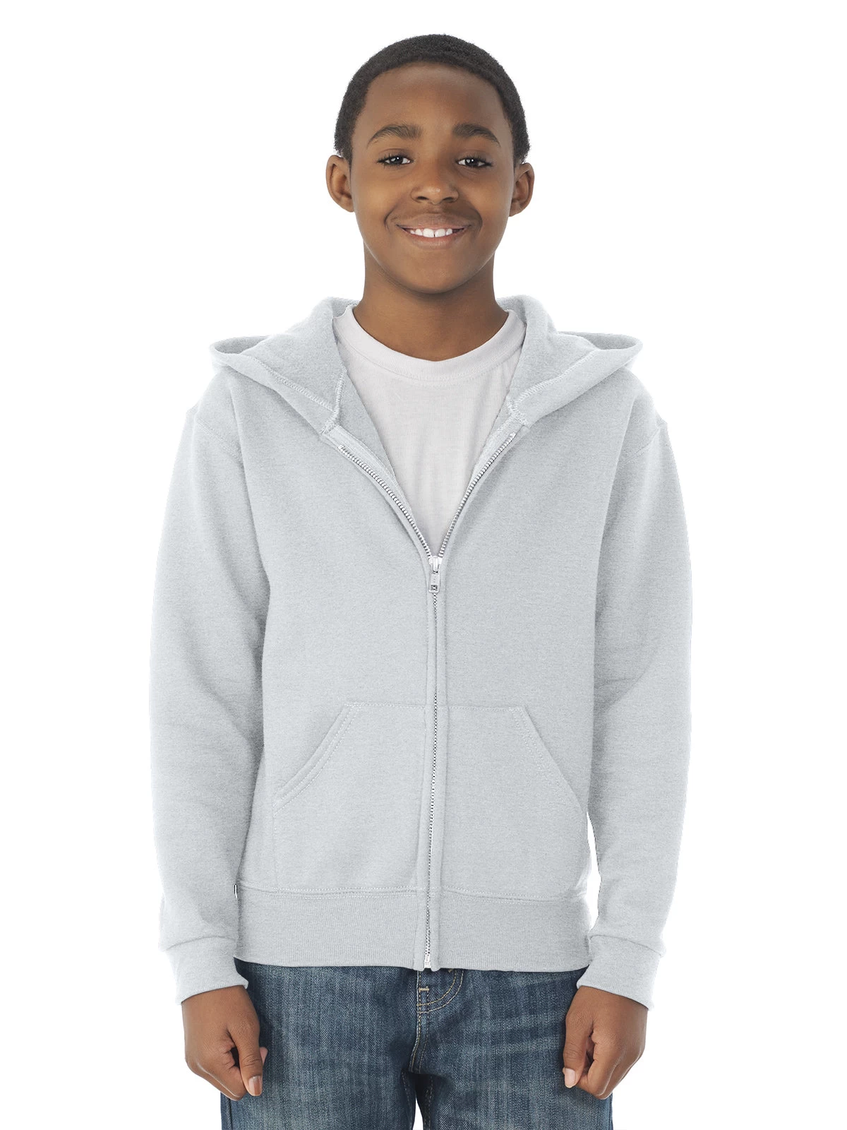 Jerzees Youth NuBlend Full Zip Hooded Sweatshirt 4 Jerzees Youth NuBlend Full Zip Hooded Sweatshirt - Image 2