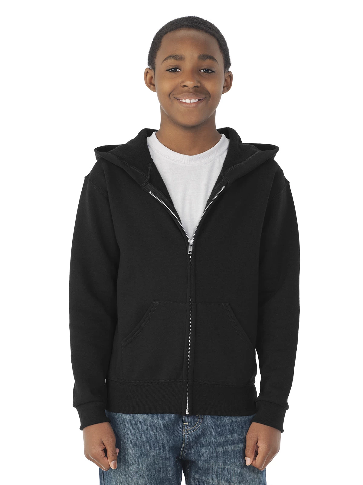 Jerzees Youth NuBlend Full Zip Hooded Sweatshirt 5 Jerzees Youth NuBlend Full Zip Hooded Sweatshirt - Image 3