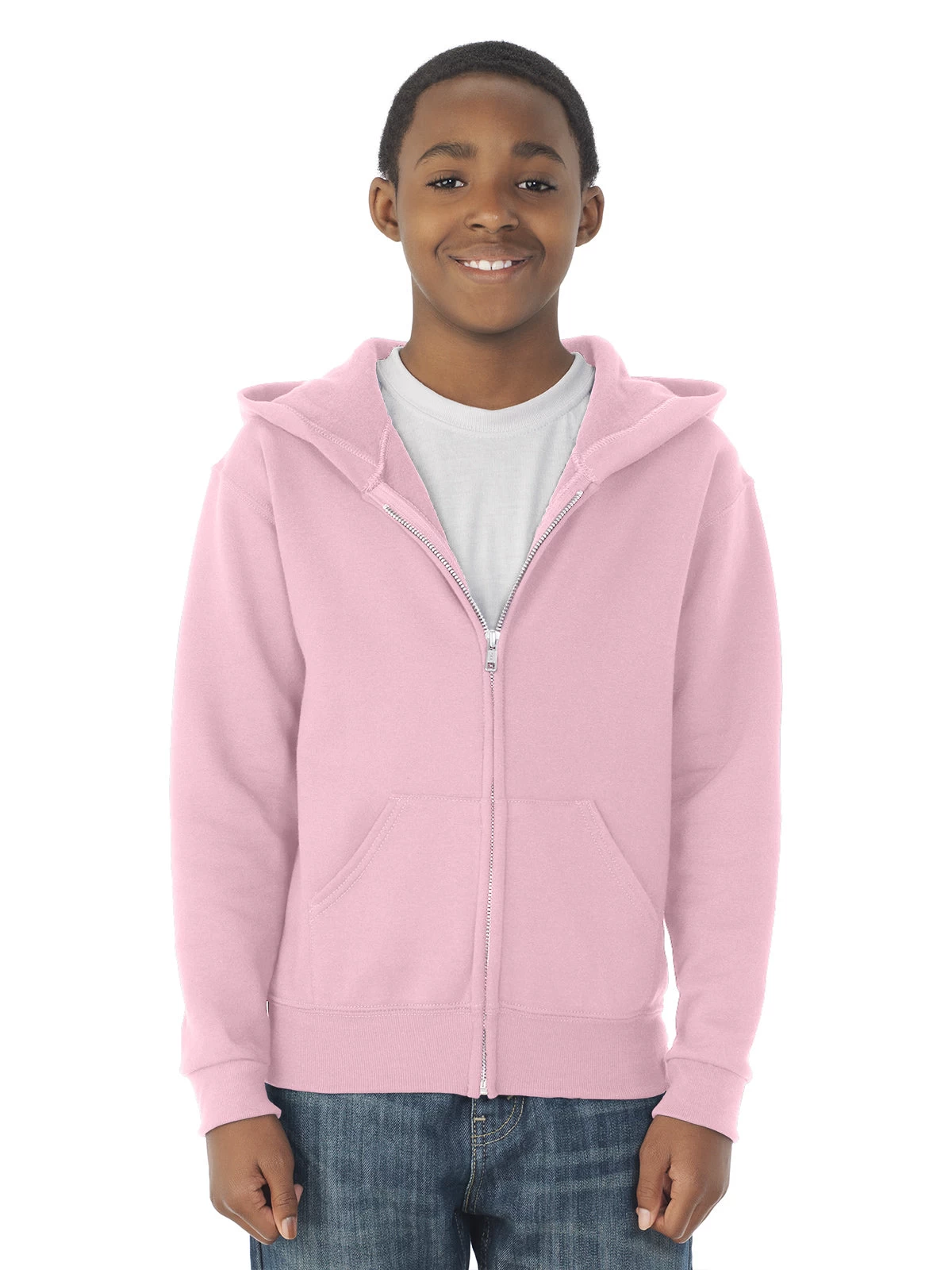 Jerzees Youth NuBlend Full Zip Hooded Sweatshirt 6 Jerzees Youth NuBlend Full Zip Hooded Sweatshirt - Image 4