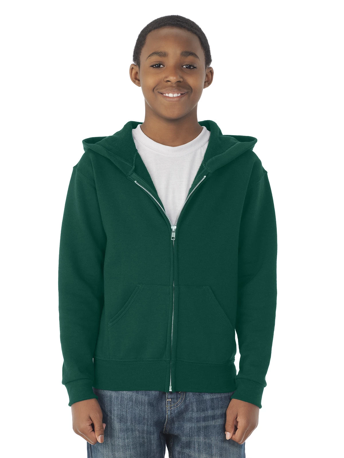 Jerzees Youth NuBlend Full Zip Hooded Sweatshirt 7 Jerzees Youth NuBlend Full Zip Hooded Sweatshirt - Image 5