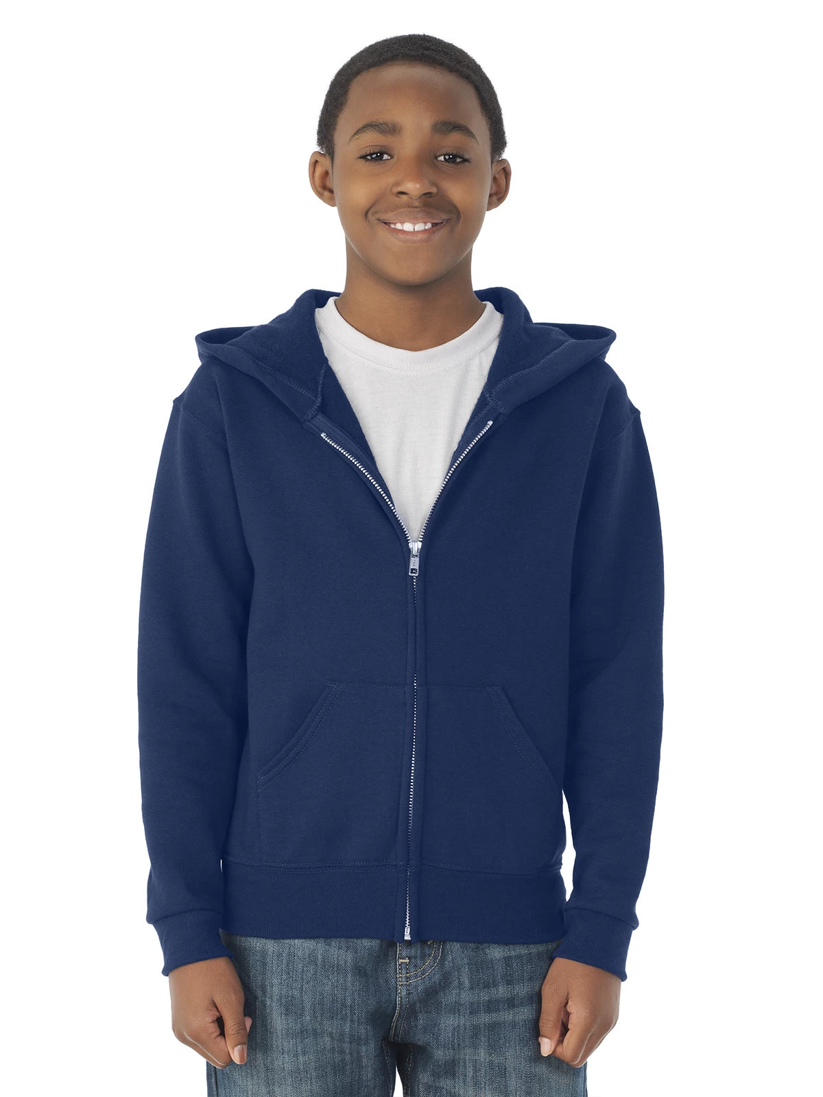 Jerzees Youth NuBlend Full Zip Hooded Sweatshirt 8 Jerzees Youth NuBlend Full Zip Hooded Sweatshirt - Image 6