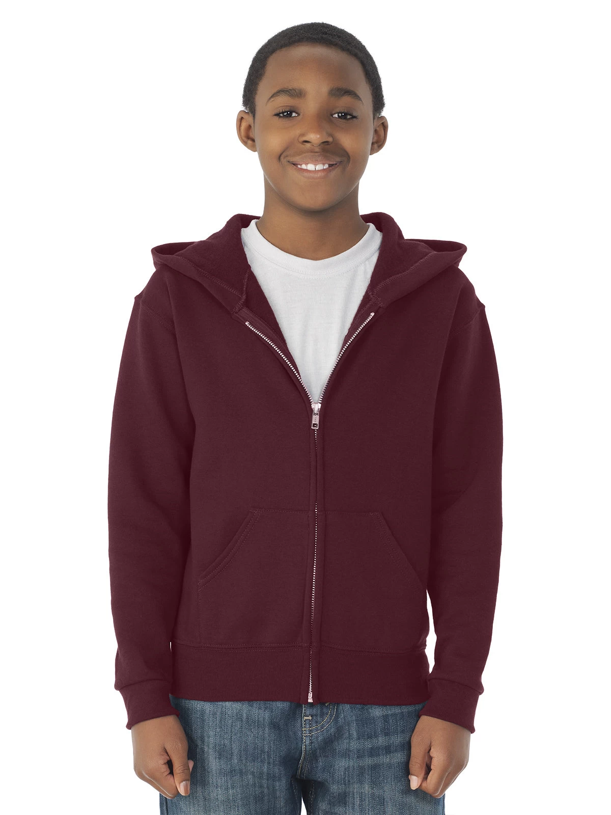 Jerzees Youth NuBlend Full Zip Hooded Sweatshirt 9 Jerzees Youth NuBlend Full Zip Hooded Sweatshirt - Image 7