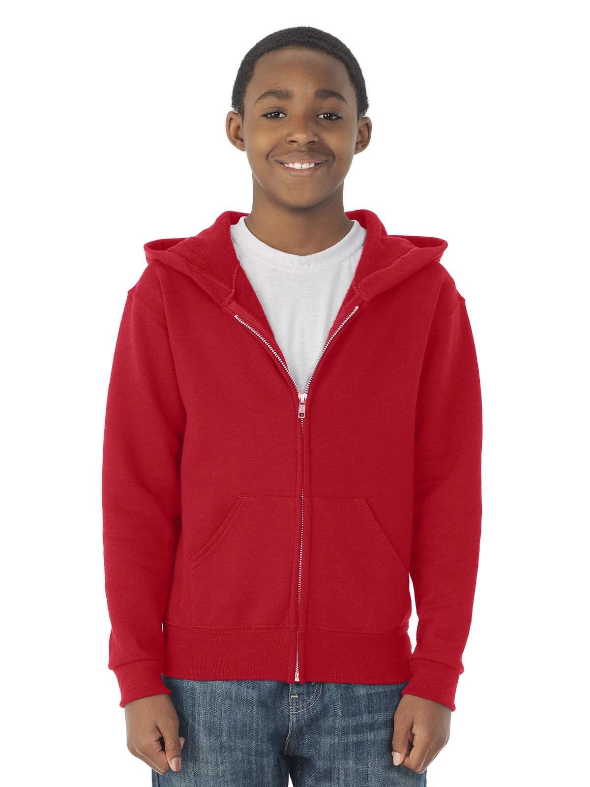 Jerzees Youth NuBlend Full Zip Hooded Sweatshirt 12 Jerzees Youth NuBlend Full Zip Hooded Sweatshirt - Image 10