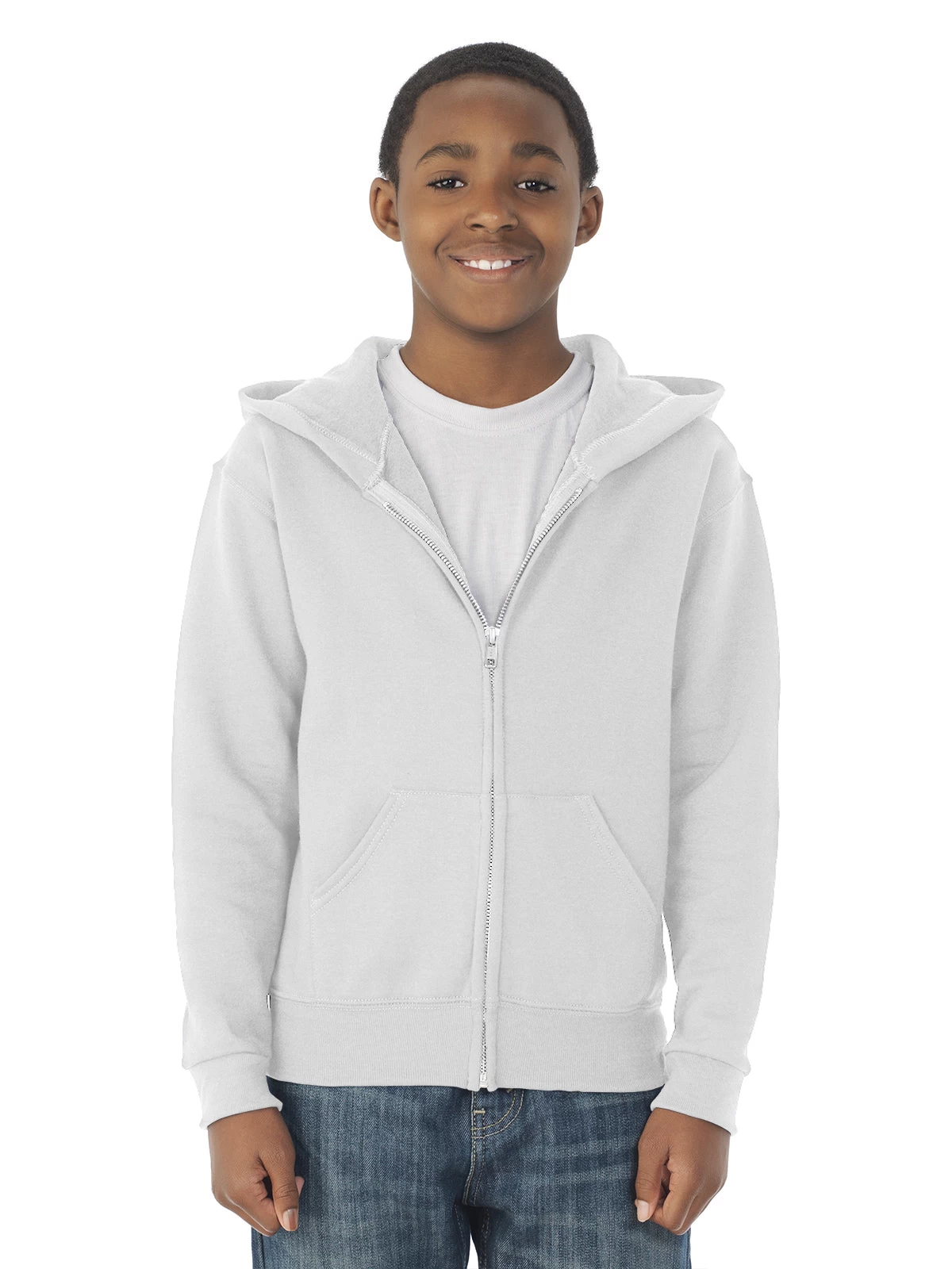 Jerzees Youth NuBlend Full Zip Hooded Sweatshirt 13 Jerzees Youth NuBlend Full Zip Hooded Sweatshirt - Image 11