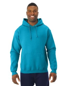 Jerzees Mens NuBlend Pull Over Hooded Sweatshirt -Outfit Fashion Shop 996MR california blue front.ccbb420e095a8c28 5c0ddbc3 20ca 4804 981a 7664c8d2d19c